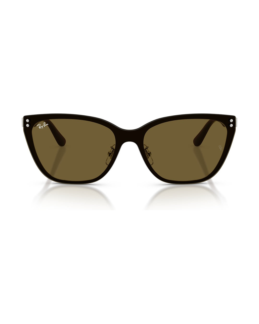 RB3798D Sunglasses - Silver/Dark Brown - Ray-Ban