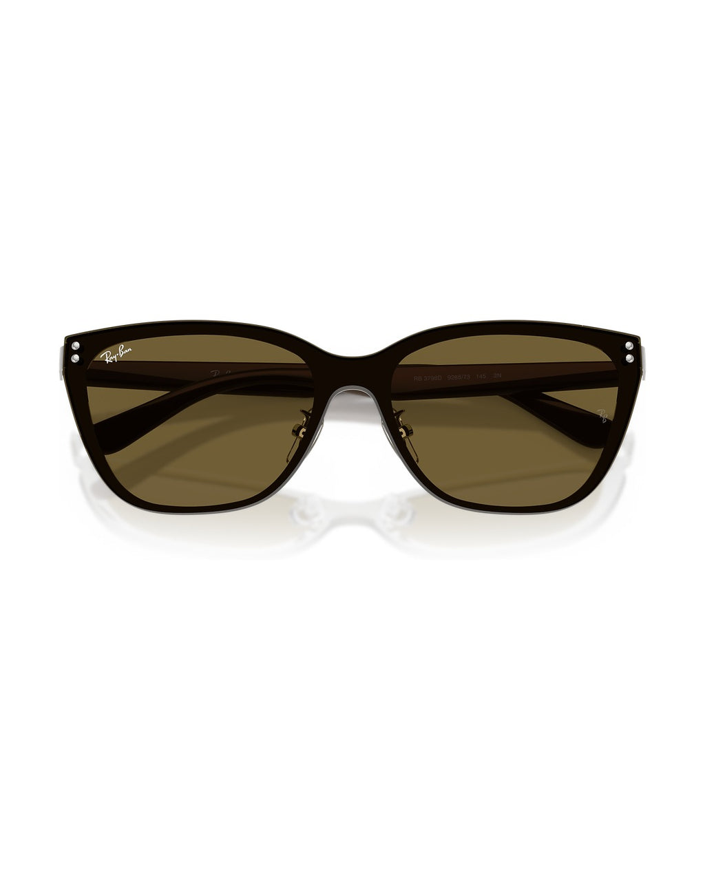 RB3798D Sunglasses - Silver/Dark Brown - Ray-Ban