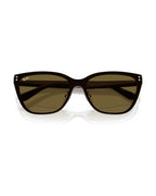 RB3798D Sunglasses - Silver/Dark Brown - Ray-Ban
