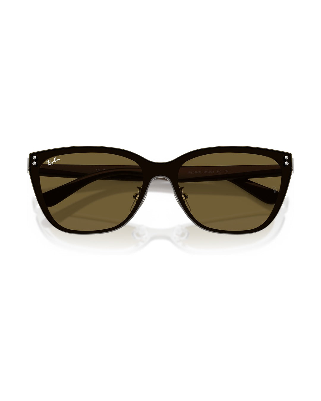 RB3798D Sunglasses - Silver/Dark Brown - Ray-Ban