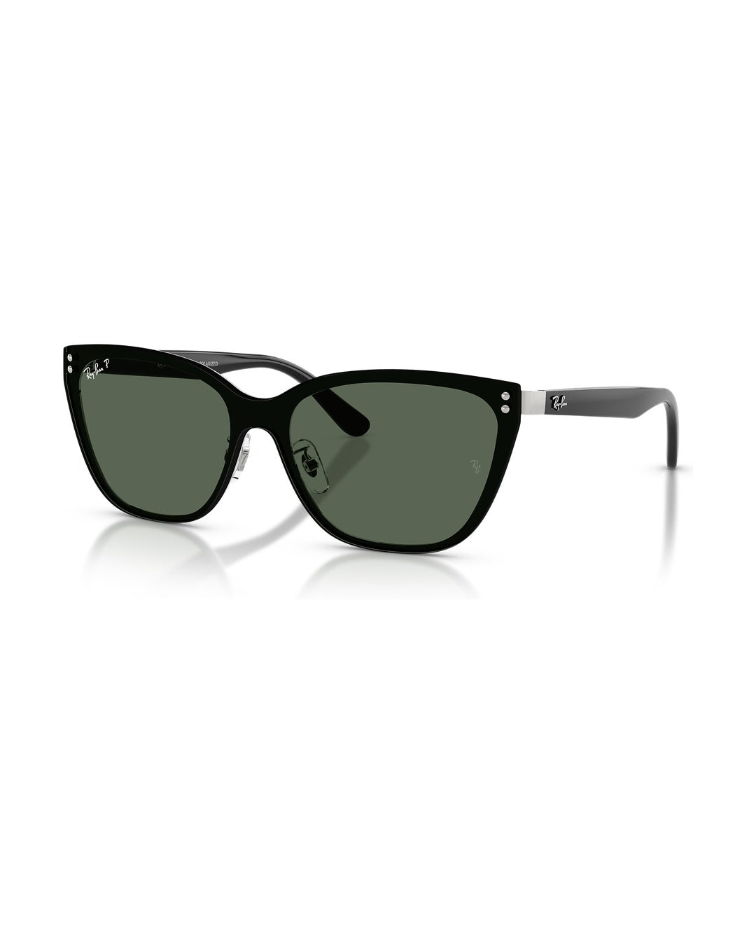 RB3798D Sunglasses - Silver/Polarized Green - Ray-Ban