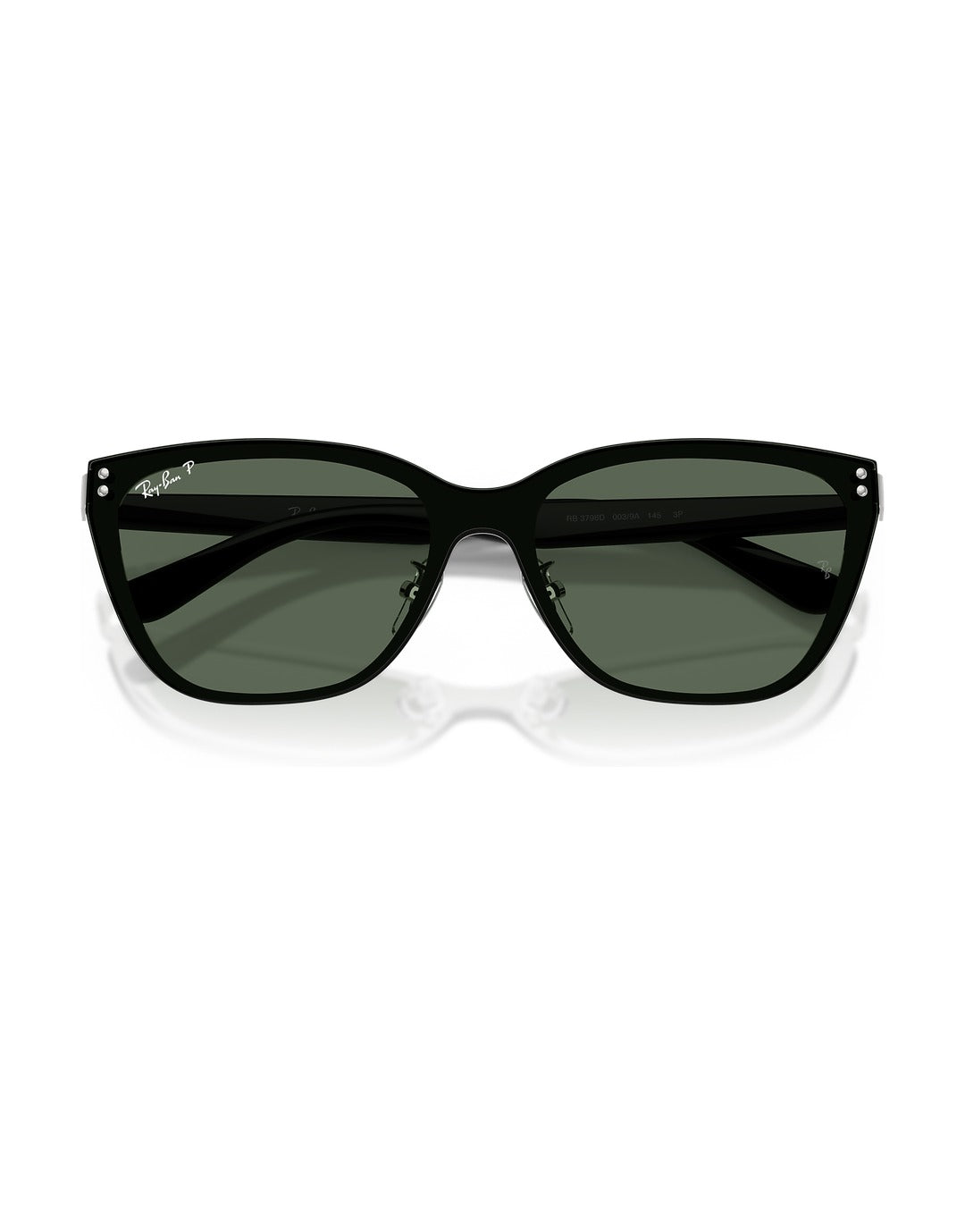 RB3798D Sunglasses - Silver/Polarized Green - Ray-Ban