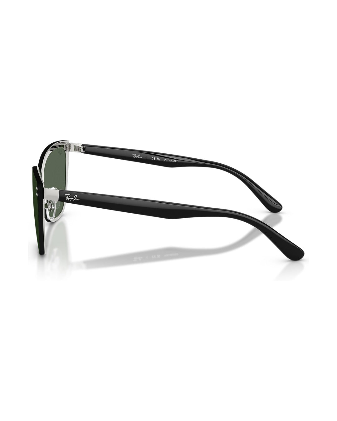 RB3798D Sunglasses - Silver/Polarized Green - Ray-Ban