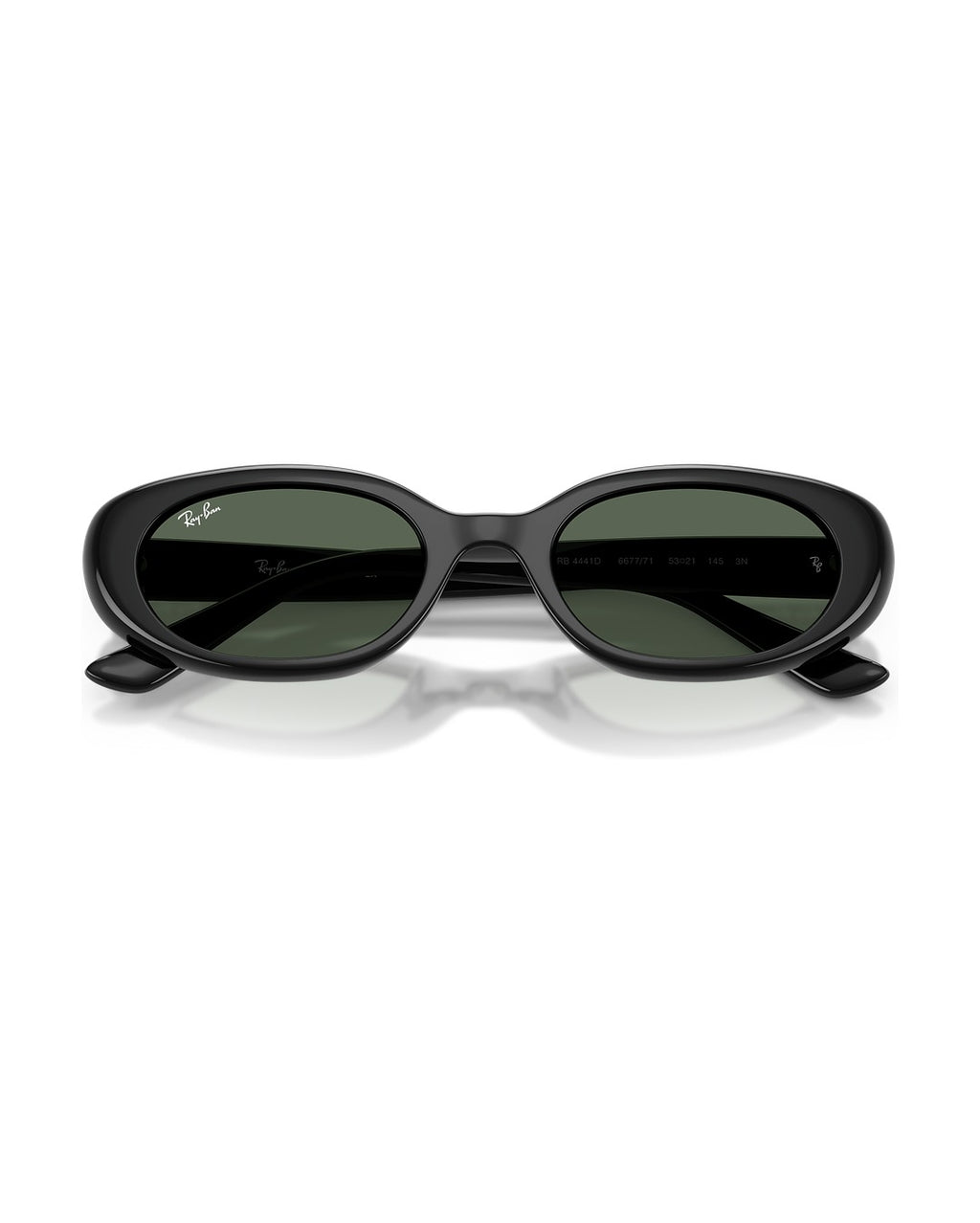 RB4441D Sunglasses - Black/Dark Green - Ray-Ban