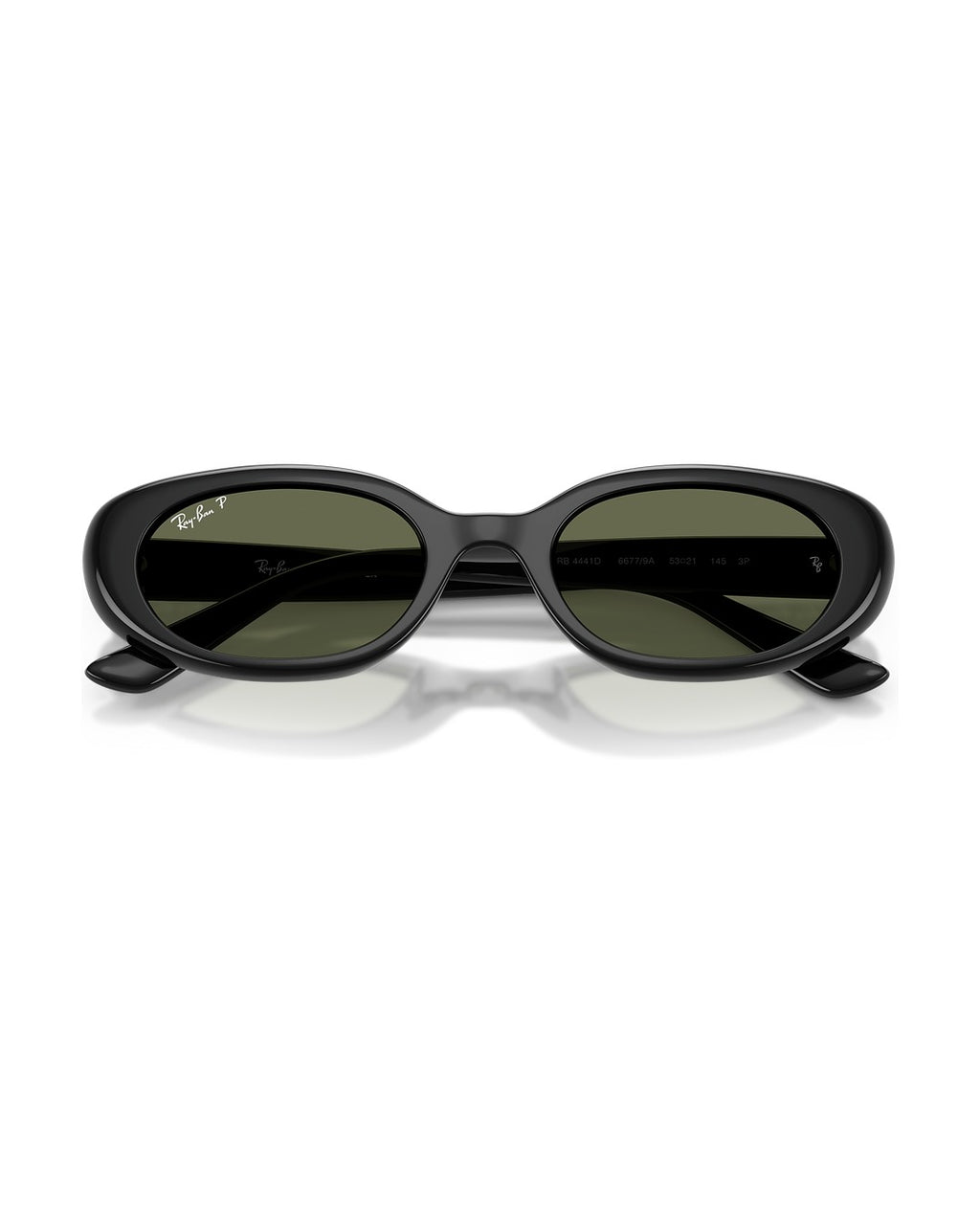 RB4441D Sunglasses - Black/Polarized Dark Green - Ray-Ban