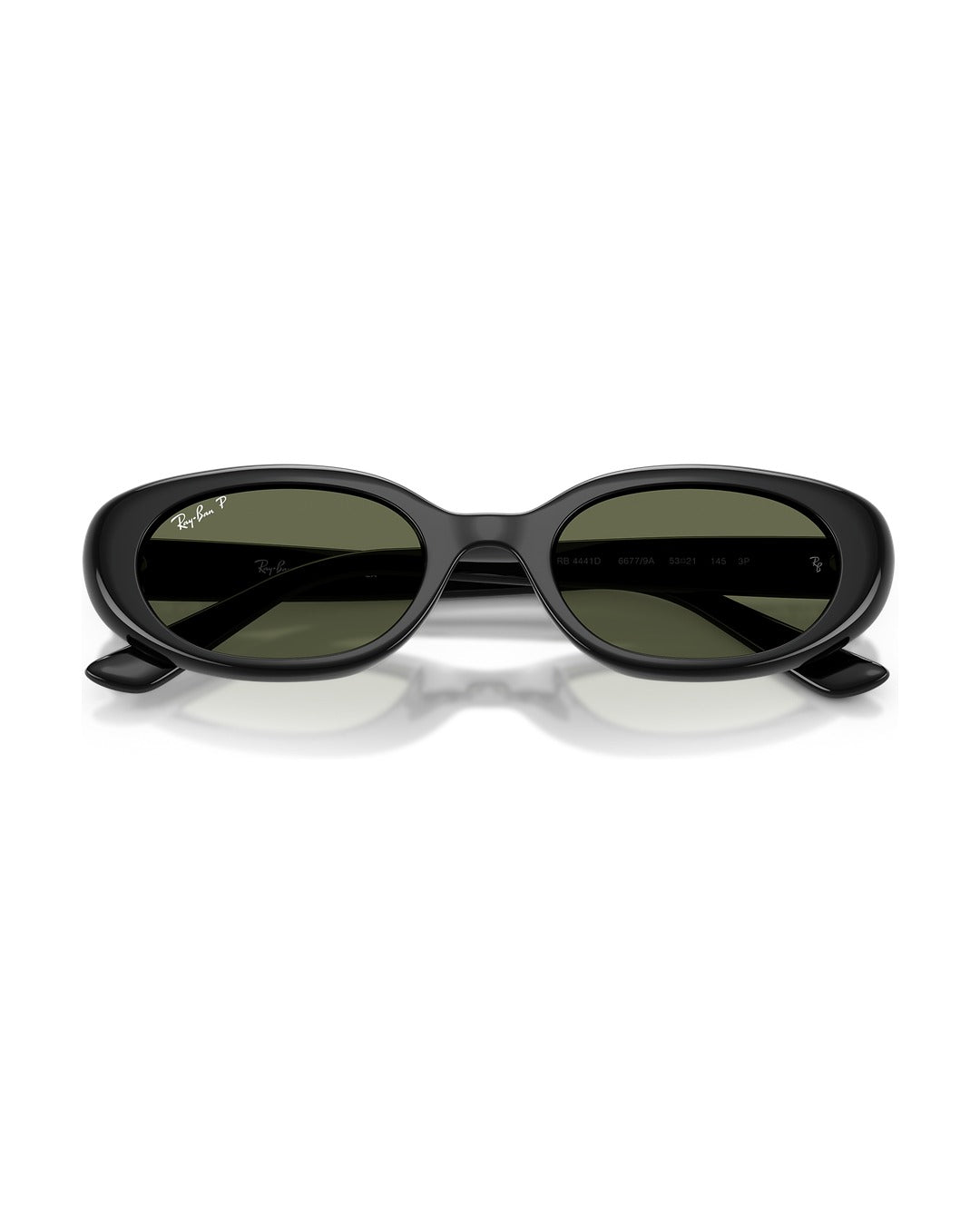 RB4441D Sunglasses - Black/Polarized Dark Green - Ray-Ban