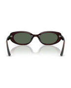 RB4441D Sunglasses - Transparent Brown/Dark Green - Ray-Ban