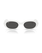 RB4441D Sunglasses - White/Dark Grey - Ray-Ban