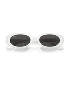RB4441D Sunglasses - White/Dark Grey - Ray-Ban