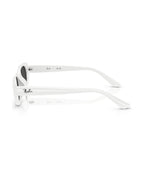 RB4441D Sunglasses - White/Dark Grey - Ray-Ban