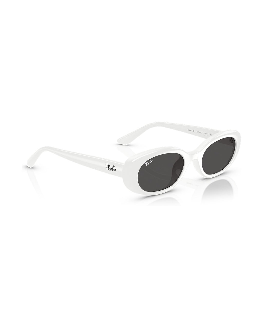 RB4441D Sunglasses - White/Dark Grey - Ray-Ban