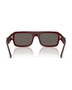 RB4454M Sunglasses - Red Trasparent/Dark Grey - Ray-Ban
