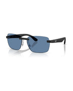 RB4470 Chromance Sunglasses - Sand Black/Polarised S Blue - Ray-Ban