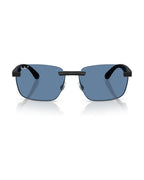 RB4470 Chromance Sunglasses - Sand Black/Polarised S Blue - Ray-Ban