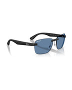 RB4470 Chromance Sunglasses - Sand Black/Polarised S Blue - Ray-Ban