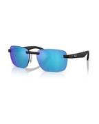 RB4470 Chromance Sunglasses - Sand Black/Polarized Green - Ray-Ban