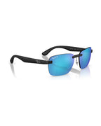 RB4470 Chromance Sunglasses - Sand Black/Polarized Green - Ray-Ban