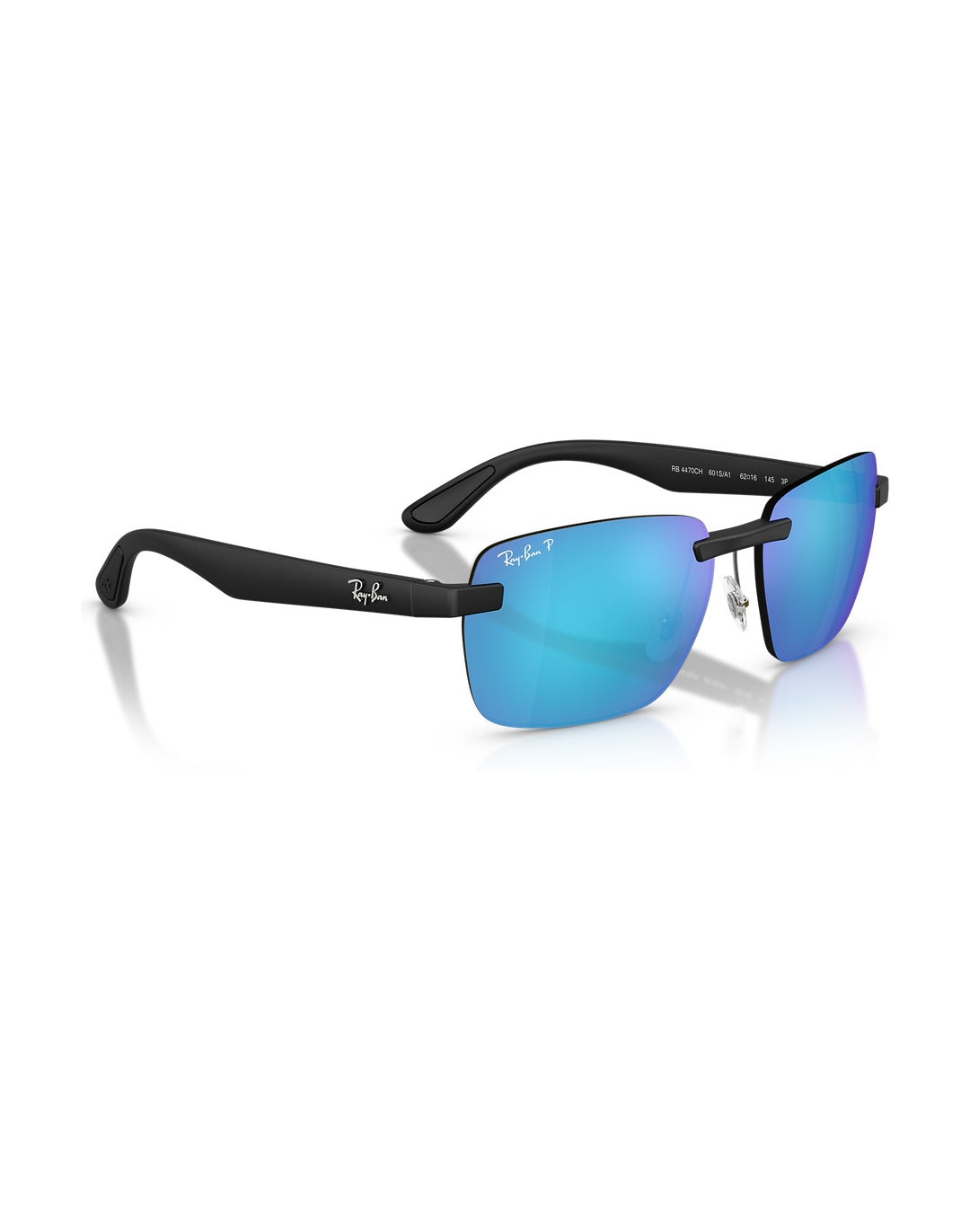 RB4470 Chromance Sunglasses - Sand Black/Polarized Green - Ray-Ban
