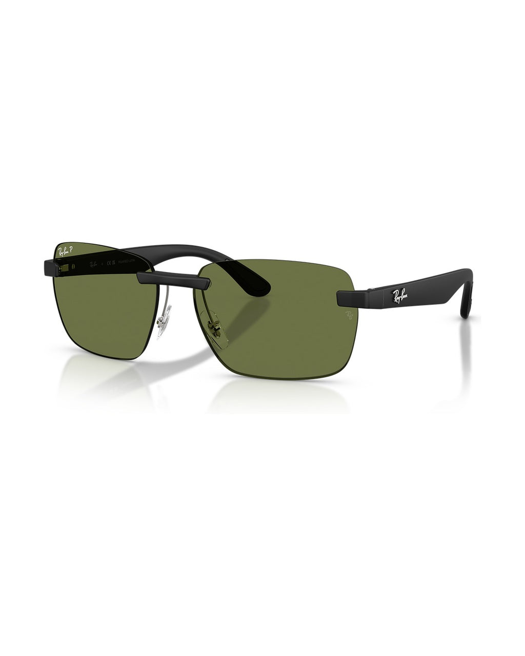 RB4470 Chromance Sunglasses - Sand Black/Polarised S Green - Ray-Ban