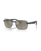 RB4470 Chromance Sunglasses - Sand Dark Blue/Grey Gradient Polarised+ - Ray-Ban