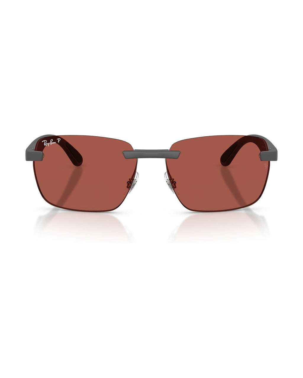 RB4470 Chromance Sunglasses - Sand Grey/Polarised S Red - Ray-Ban