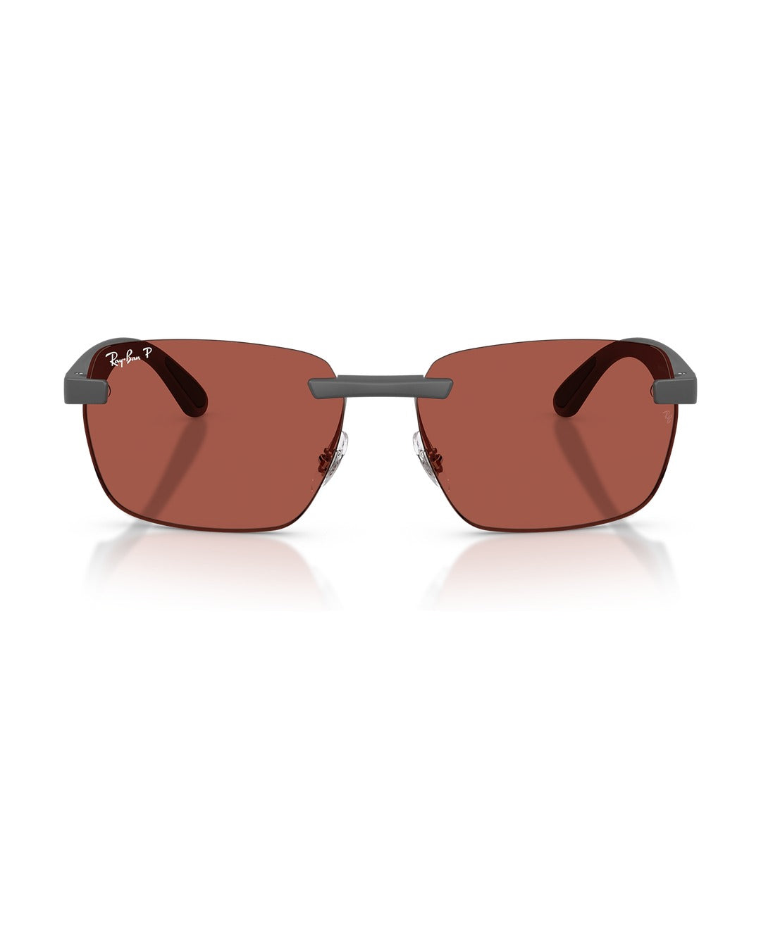 RB4470 Chromance Sunglasses - Sand Grey/Polarised S Red - Ray-Ban