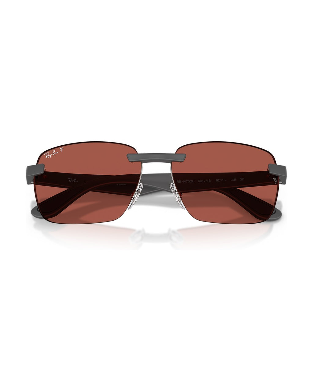 RB4470 Chromance Sunglasses - Sand Grey/Polarised S Red - Ray-Ban