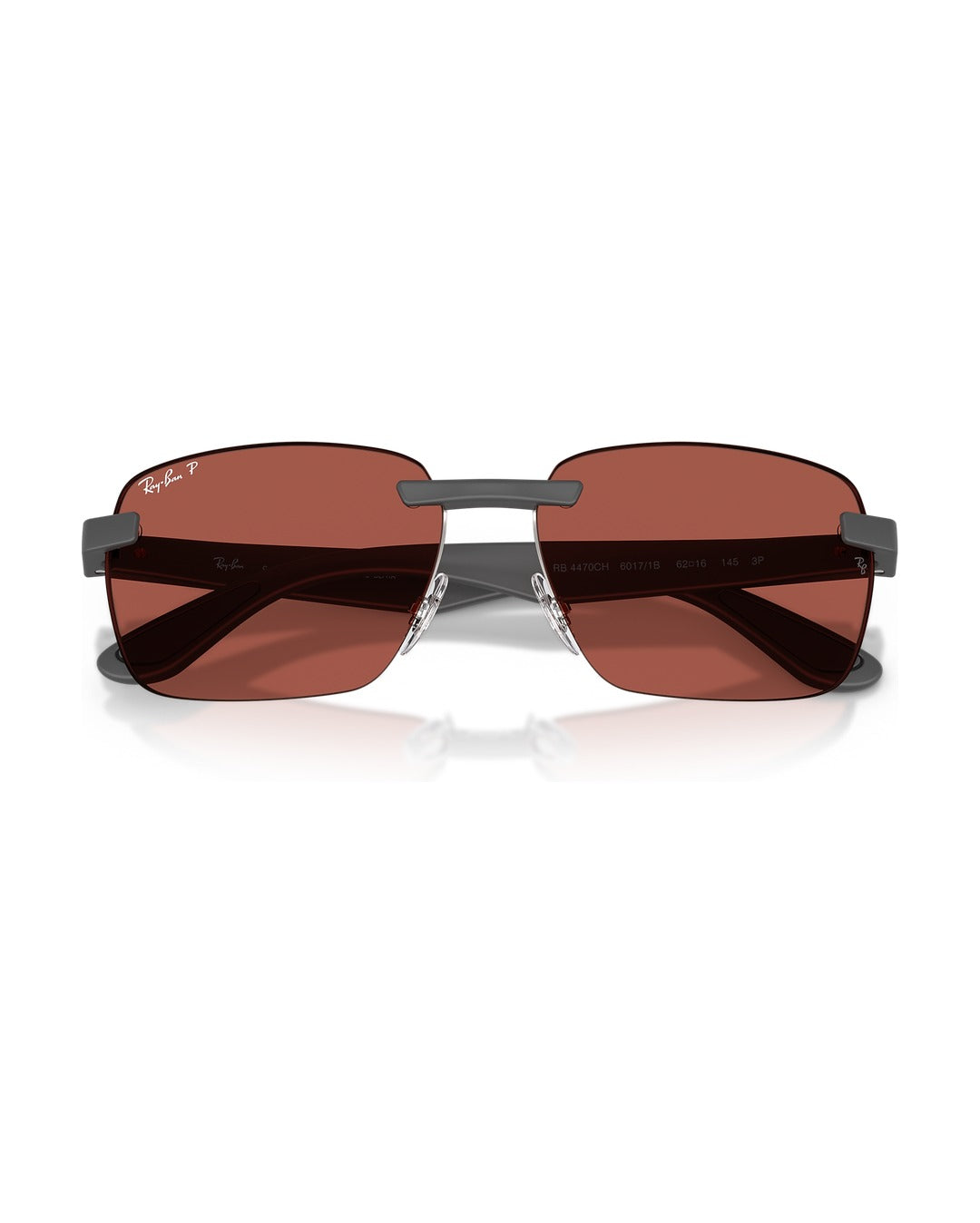 RB4470 Chromance Sunglasses - Sand Grey/Polarised S Red - Ray-Ban