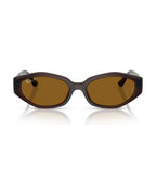 RB4473D Sunglasses - Dark Brown/Dark Brown Polarized - Ray-Ban