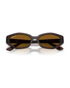RB4473D Sunglasses - Dark Brown/Dark Brown Polarized - Ray-Ban