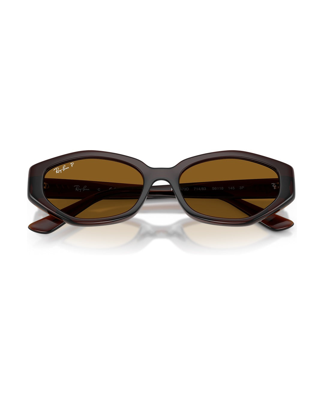RB4473D Sunglasses - Dark Brown/Dark Brown Polarized - Ray-Ban