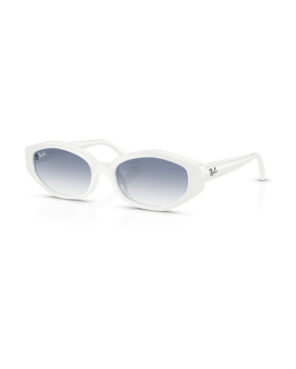 RB4473D Sunglasses - White/Clear Gradient Light Blue - Ray-Ban