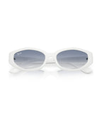 RB4473D Sunglasses - White/Clear Gradient Light Blue - Ray-Ban
