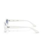 RB4473D Sunglasses - White/Clear Gradient Light Blue - Ray-Ban