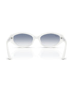 RB4473D Sunglasses - White/Clear Gradient Light Blue - Ray-Ban