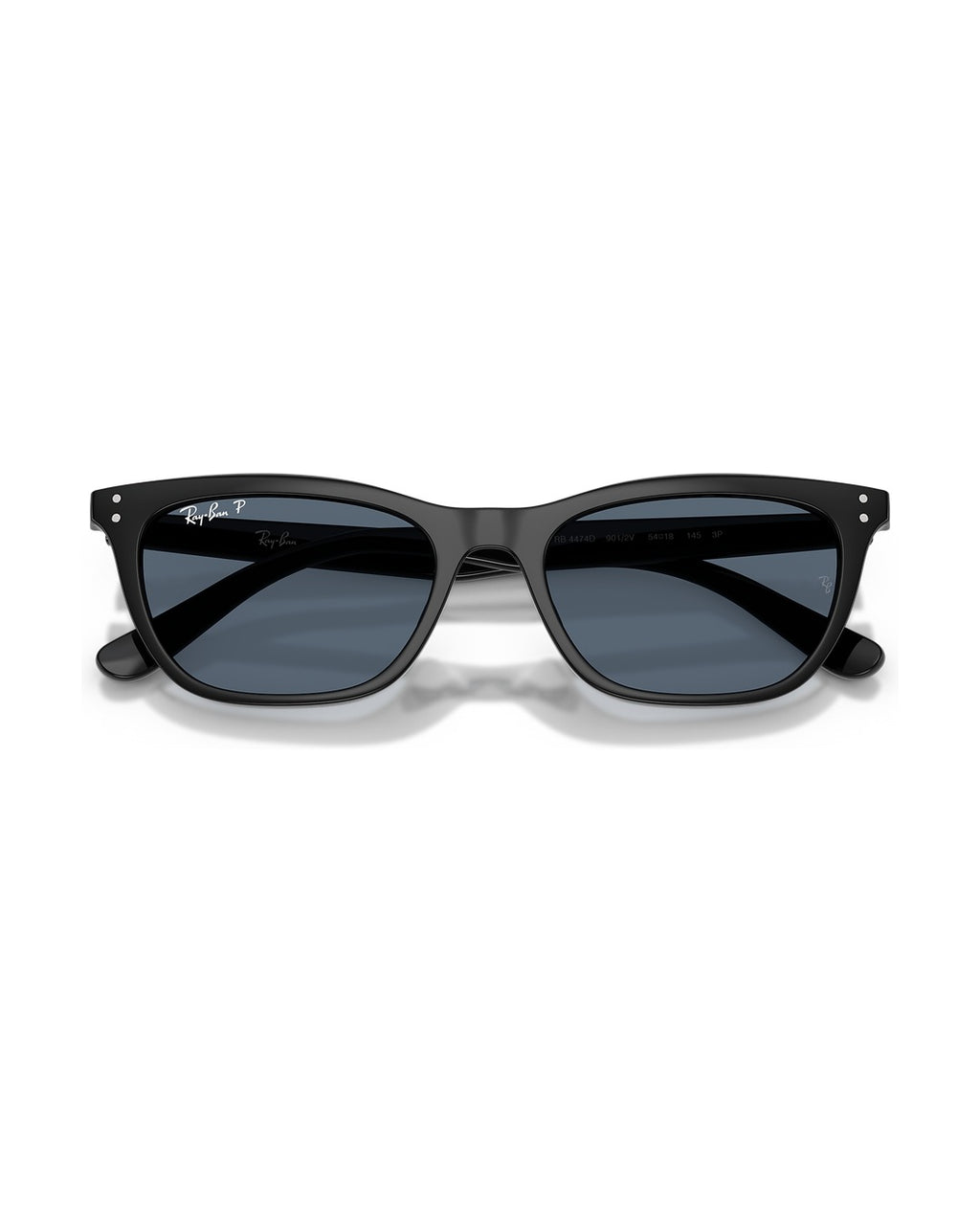 RB4474D Sunglasses - Black/Blue Polarized - Ray-Ban