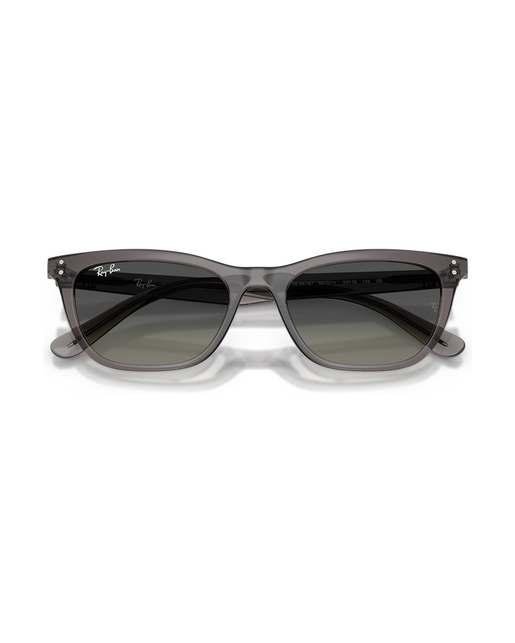 RB4474D Sunglasses - Transparent Dark Grey/Gradient Grey - Ray-Ban