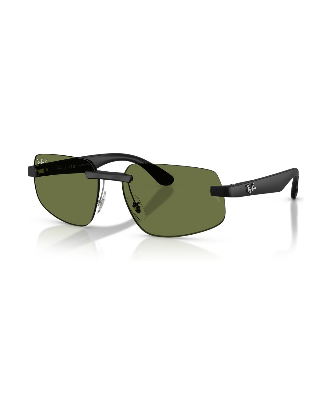 RB4475 Chromance Sunglasses - Sand Black/Polarised S Green - Ray-Ban
