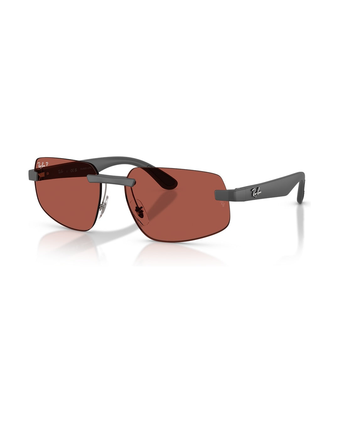 RB4475 Chromance Sunglasses - Sand Grey/Polarised S Red - Ray-Ban
