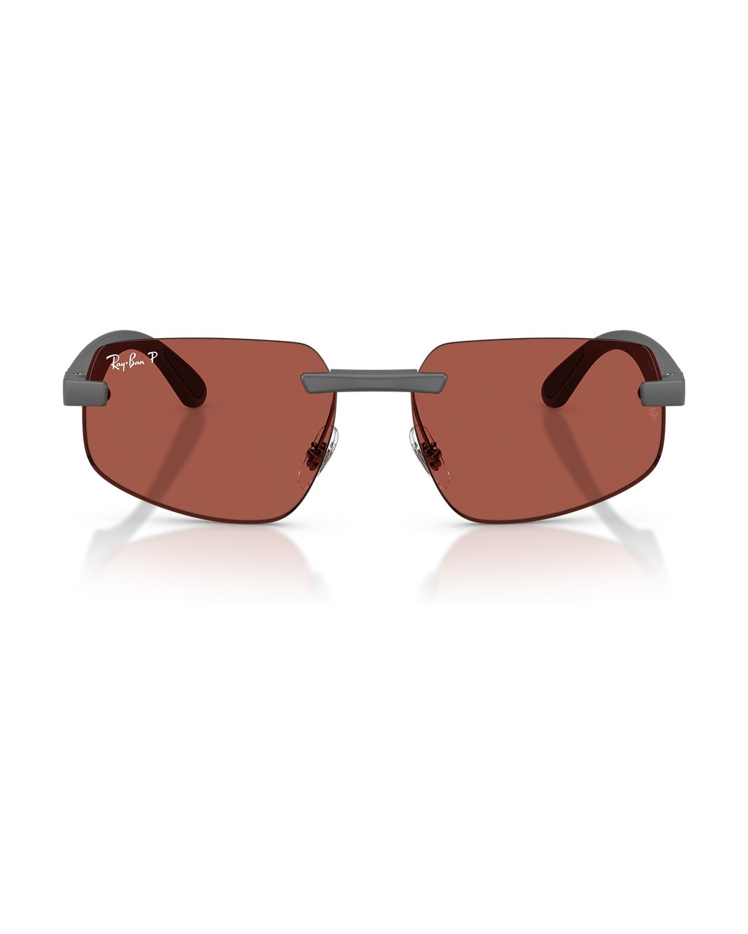 RB4475 Chromance Sunglasses - Sand Grey/Polarised S Red - Ray-Ban