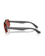 RB4475 Chromance Sunglasses - Sand Grey/Polarised S Red - Ray-Ban