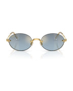 A$AP Rocky Rimless Oval Sunglasses - Arista Gold/Blue Gradient Dark Grey - Ray-Ban