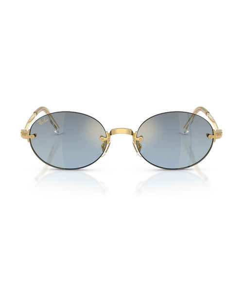 A$AP Rocky Rimless Oval Sunglasses - Arista Gold/Blue Gradient Dark Grey - Ray-Ban