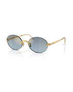 A$AP Rocky Rimless Oval Sunglasses - Arista Gold/Blue Gradient Dark Grey - Ray-Ban