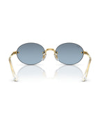 A$AP Rocky Rimless Oval Sunglasses - Arista Gold/Blue Gradient Dark Grey - Ray-Ban
