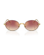 A$AP Rocky Rimless Oval Sunglasses - Arista Gold/Clear Gradient Dark Violet - Ray-Ban