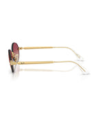 A$AP Rocky Rimless Oval Sunglasses - Arista Gold/Clear Gradient Dark Violet - Ray-Ban