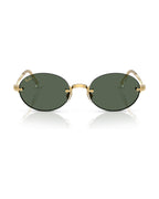 A$AP Rocky Rimless Oval Sunglasses - Arista Gold/Dark Green - Ray-Ban
