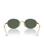 A$AP Rocky Rimless Oval Sunglasses - Arista Gold/Dark Green - Ray-Ban