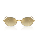 A$AP Rocky Rimless Oval Sunglasses - Arista Gold/Gradient - Mirror - Ray-Ban
